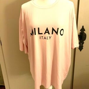 MILANO Italy Pink Graphic Unisex Tee